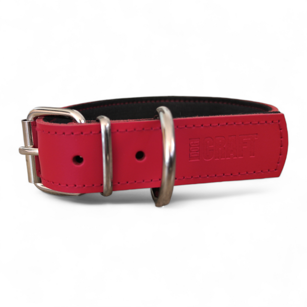 Collar de cuero acolchado Relax